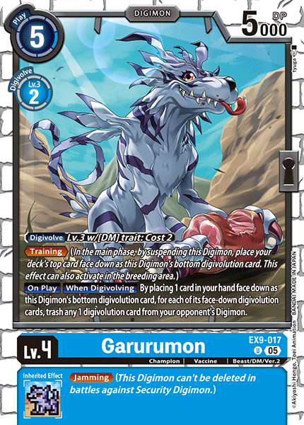 Garurumon (EX9-017) Uncommon