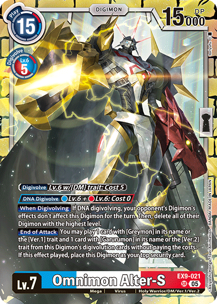 Omnimon Alter-S (EX9-021) Super Rare