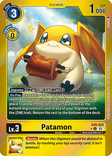 Patamon (EX9-023) Limited Uncommon