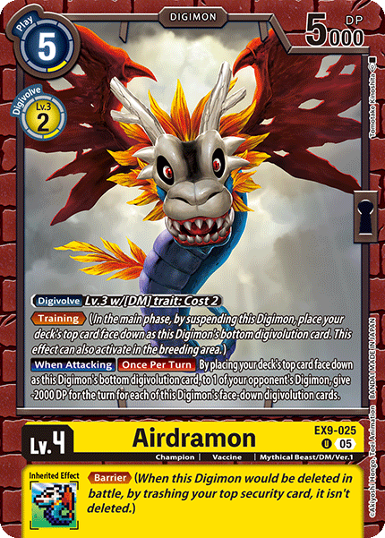 Airdramon (EX9-025) Uncommon