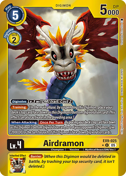 Airdramon (EX9-025) Limited Uncommon