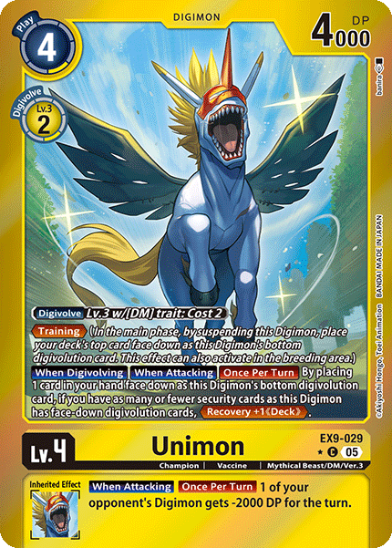Unimon (EX9-029) Limited Common