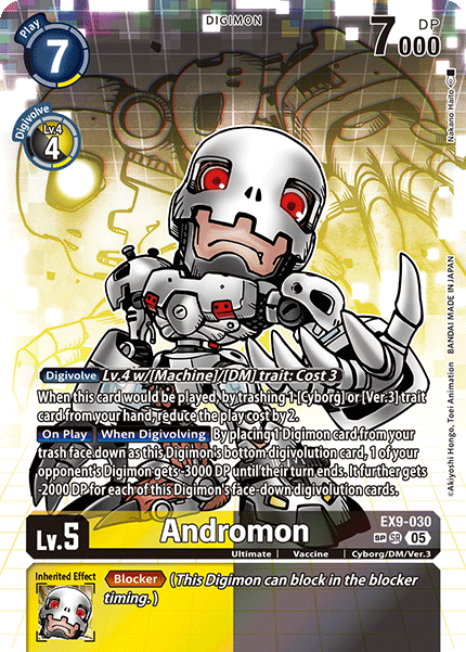 Andromon (EX9-030) SP Alternative Art