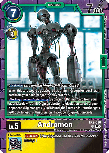 Andromon (EX9-030) Super Rare