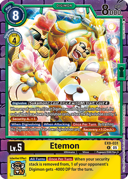 Etemon (EX9-031) Rare