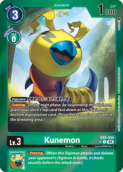 Kunemon (EX9-034) Limited Common