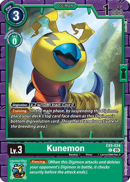 Kunemon (EX9-034) Common