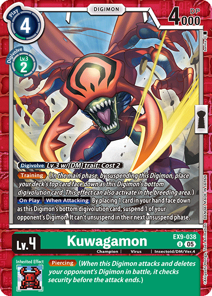Kuwagamon (EX9-038) Uncommon