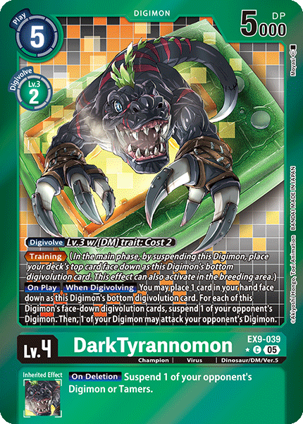 DarkTyrannomon (EX9-039) Limited Common