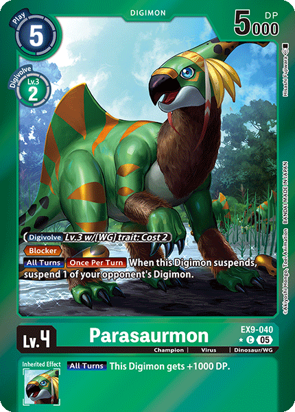 Parasaurmon (EX9-040) Limited Common