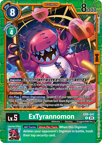 ExTyrannomon (EX9-041) Rare