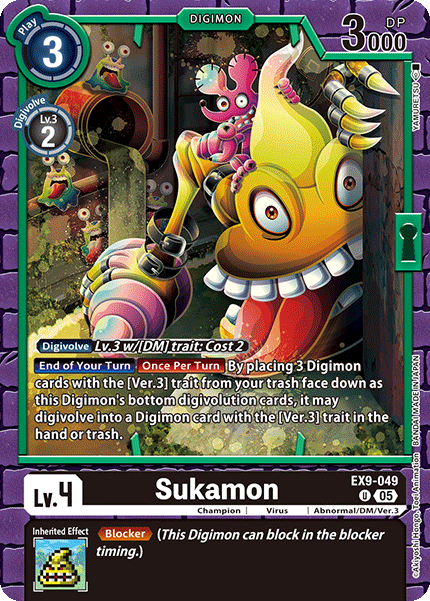 Sukamon (EX9-049) Uncommon