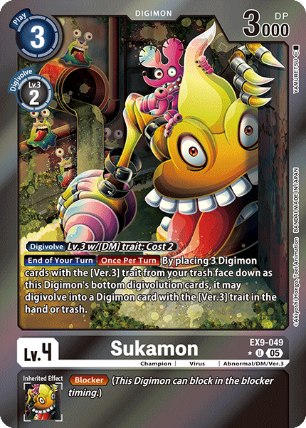 Sukamon (EX9-049) Limited Uncommon