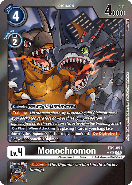 Monochromon (EX9-051) Limited Uncommon