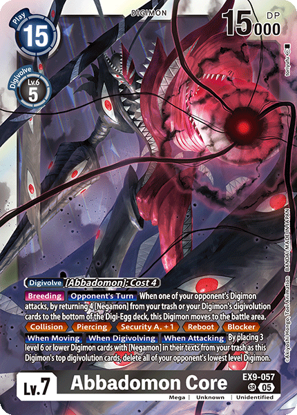 Abbadomon Core (EX9-057) Super Rare