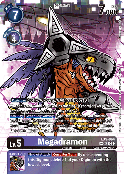 Megadramon (EX9-064) SP Alternative Art
