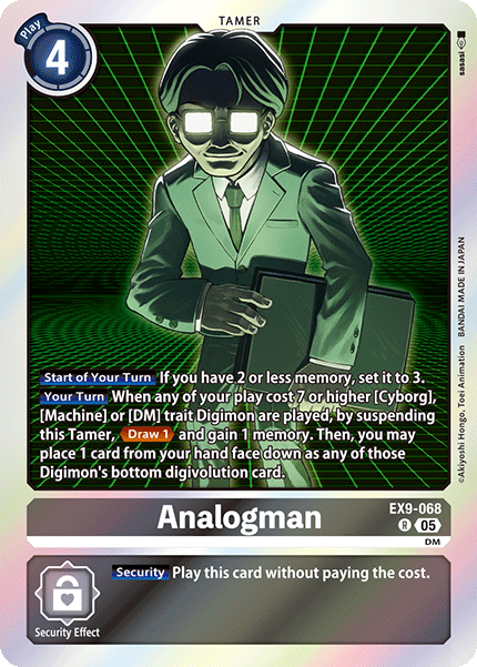 Analogman (EX9-068) Rare