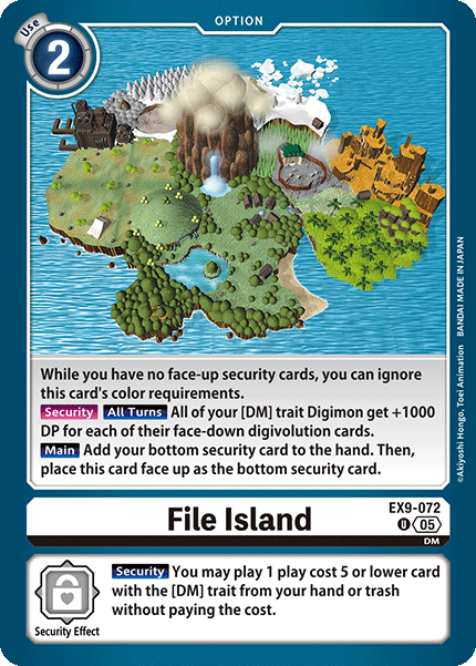 File Island (EX9-072) Uncommon