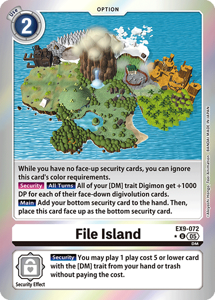 File Island (EX9-072) Limited Uncommon