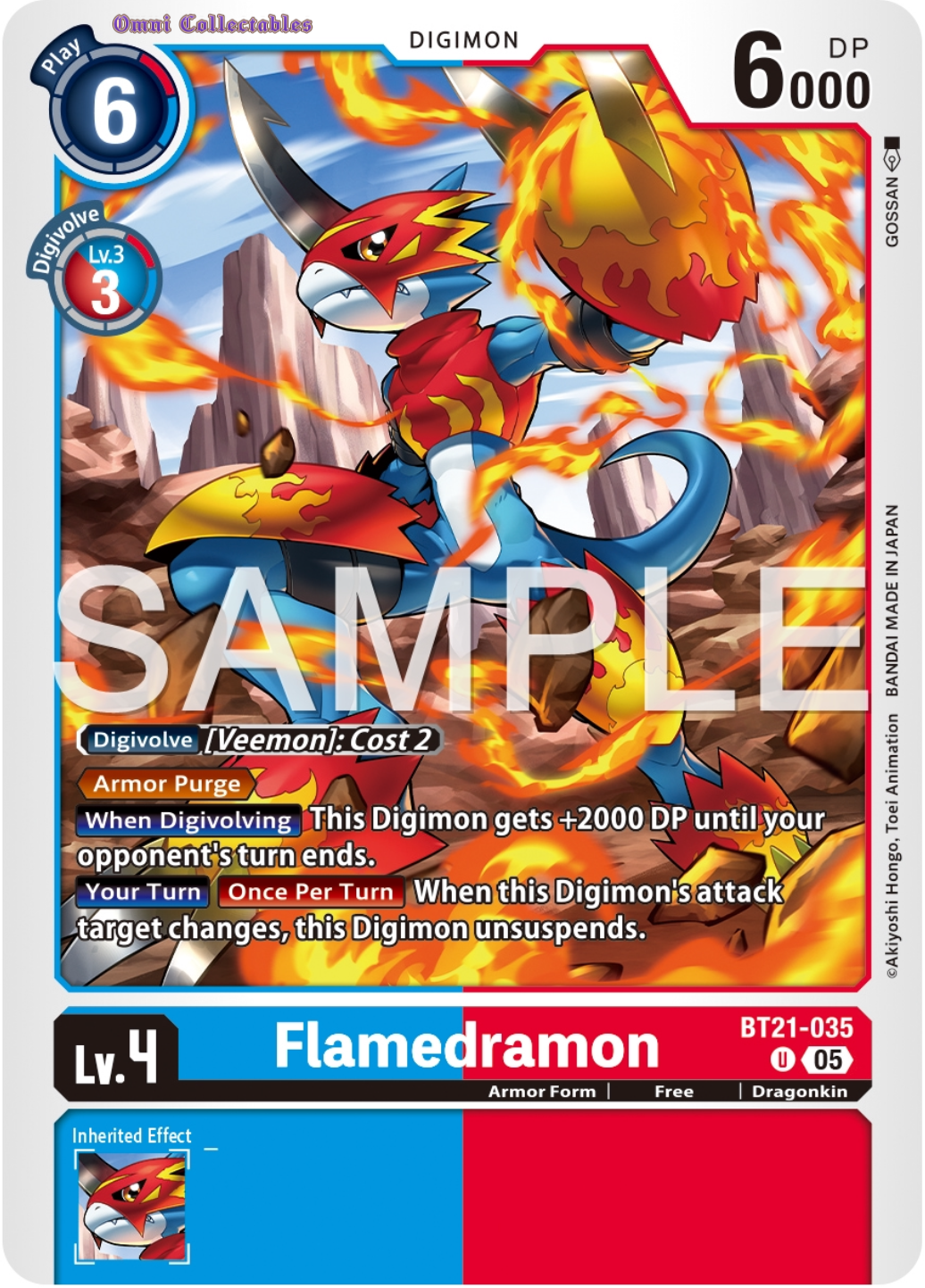 Flamedramon (BT21-035) Uncommon