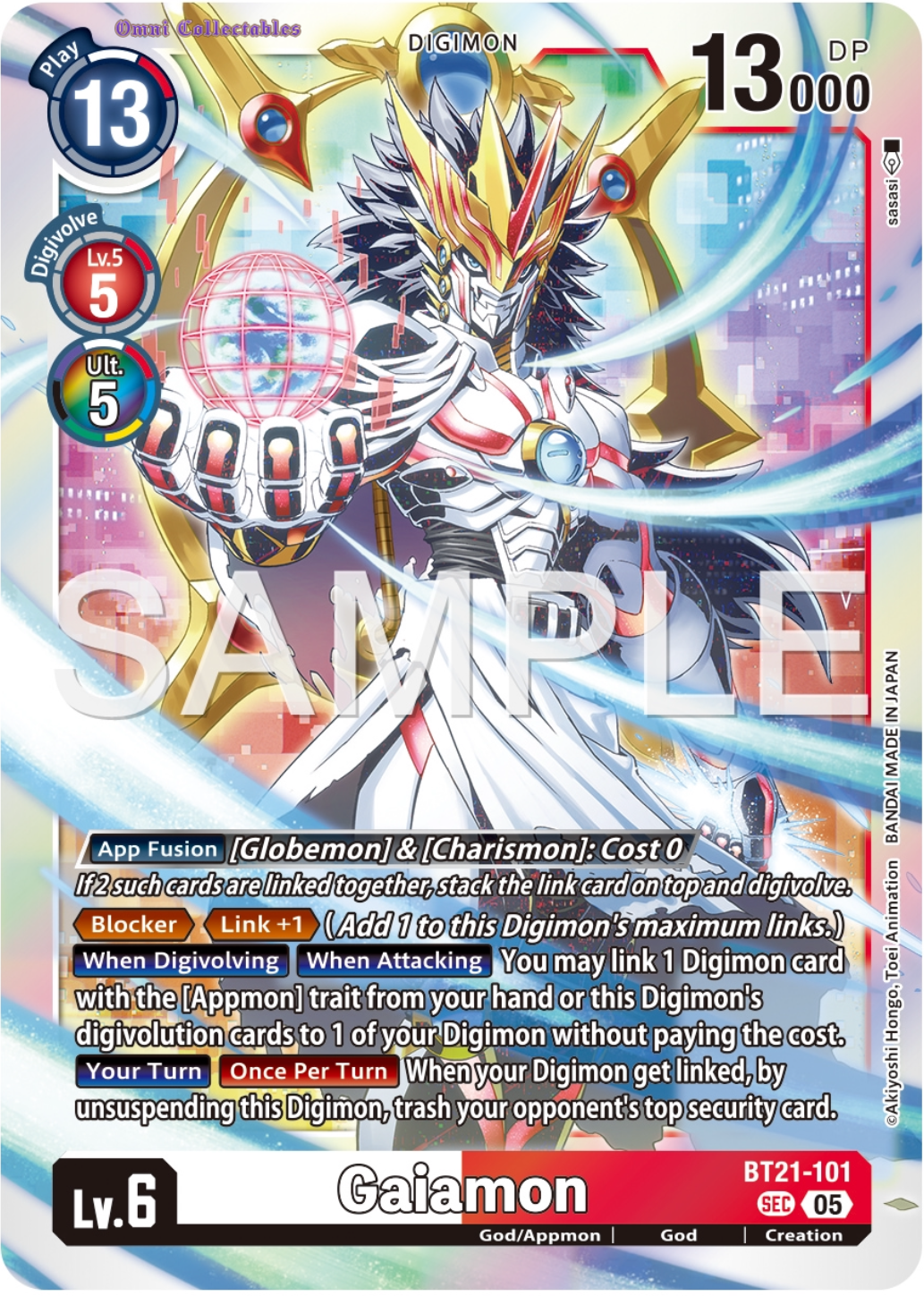 Gaiamon (BT21-101) Secret Rare