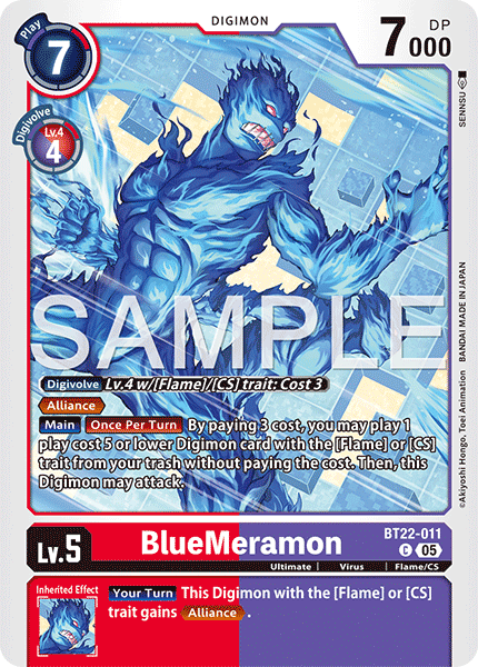 BlueMeramon (BT22-011) Common