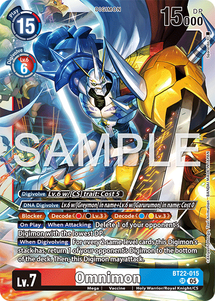 Omnimon (BT22-015) Super Rare