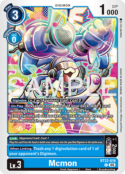 Mcmon (BT22-016) Common