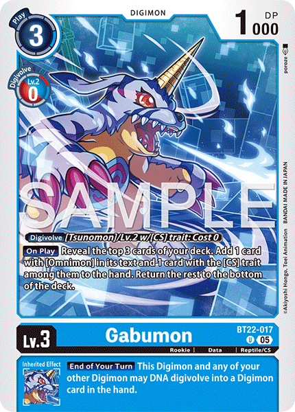 Gabumon (BT22-017) Uncommon