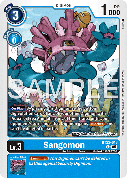 Sangomon (BT22-018) Common