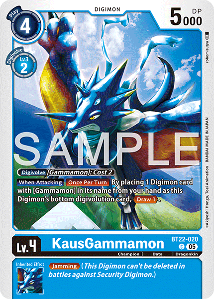 KausGammamon (BT22-020) Common