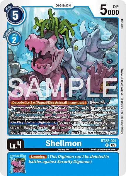 Shellmon (BT22-021) Common