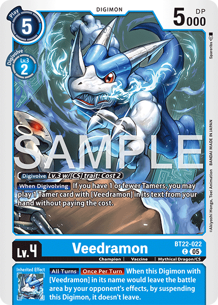 Veedramon (BT22-022) Common