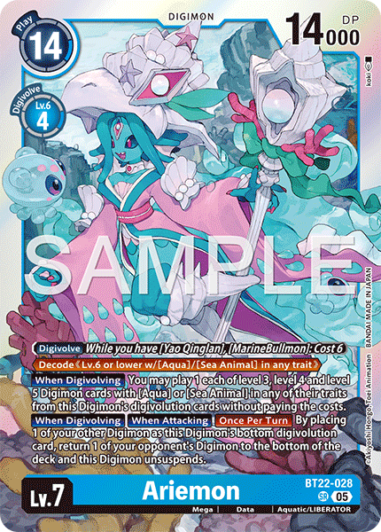 Ariemon (BT22-028) Super Rare