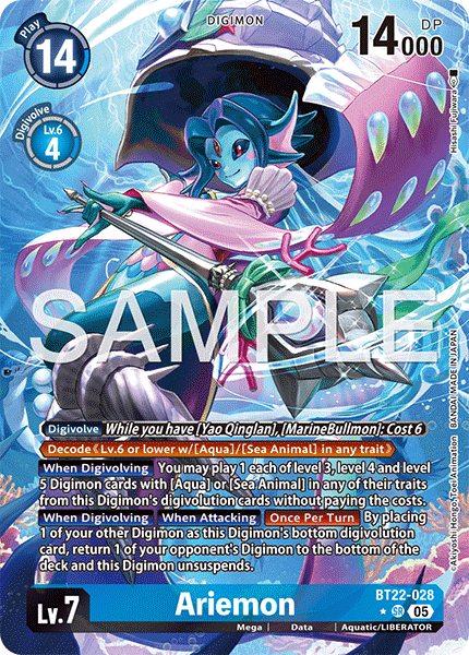 Ariemon (BT22-028) Alternative Art