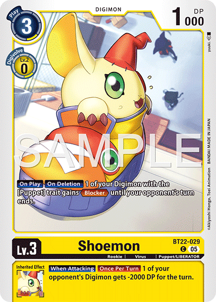 Shoemon (BT22-029) Common
