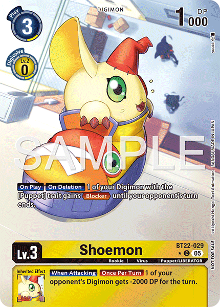 Shoemon (BT22-029) Box Topper