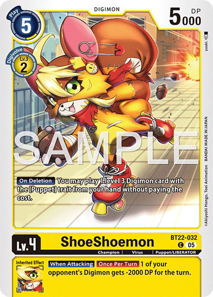 ShoeShoemon (BT22-032) Common