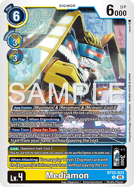 Mediamon (BT22-033) Uncommon