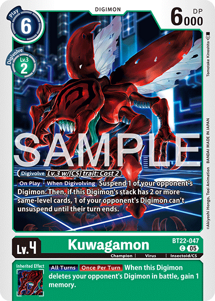 Kuwagamon (BT22-047) Common