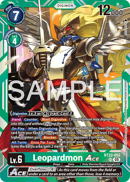 Leopardmon ACE (BT22-052) Super Rare