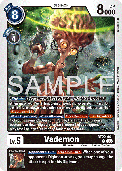 Vademon (BT22-061) Common