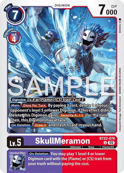 SkullMeramon (BT22-074) Uncommon