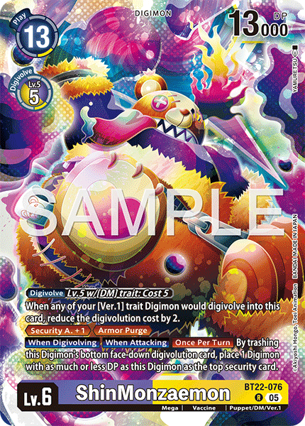 ShinMonzaemon (BT22-076) Rare