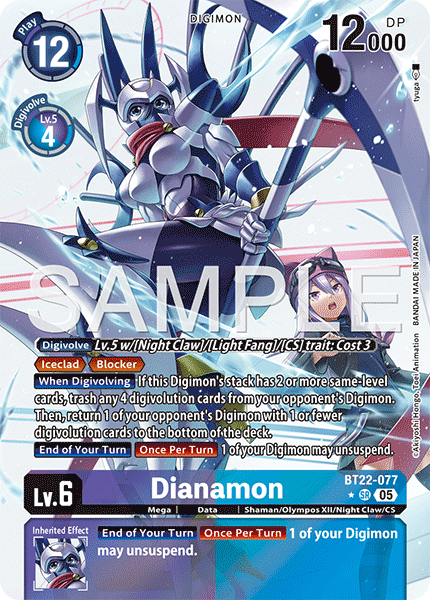 Dianamon (BT22-077) Alternative Art