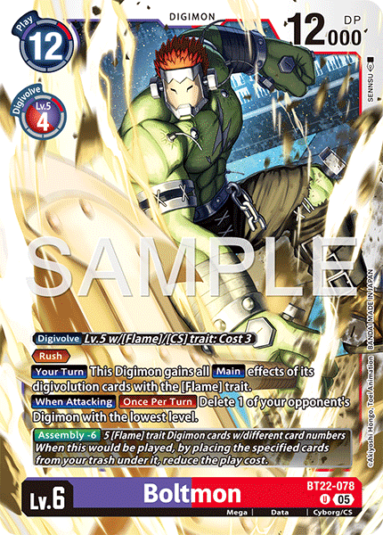 Boltmon (BT22-078) Uncommon