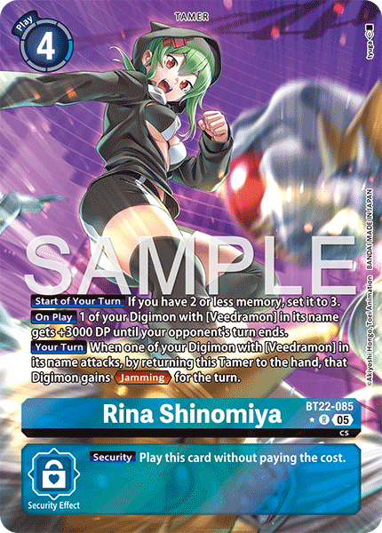 Rina Shinomiya (BT22-085) Alternative Art