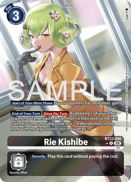 Rie Kishibe (BT22-090) Alternative Art
