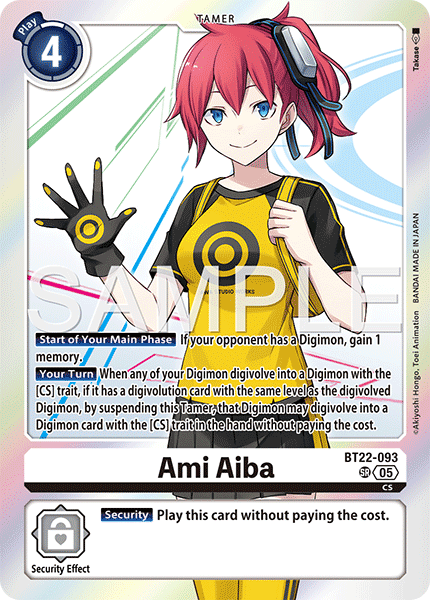 Ami Aiba (BT22-093) Super Rare