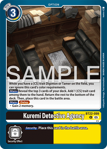 Kuremi Detective Agency (BT22-099) Uncommon
